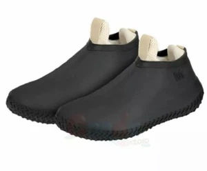 Kids SIlicone Black Waterproof Over Shoes Shoe Covers Rain Protector Cover Sz S - Picture 1 of 9