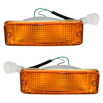 DEPO Driver & Passenger Side Turn Signal Light Set For 1984-1989 Toyota 4Runner - Image 1 of 4