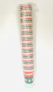 (2) Starbucks Vacaciones Navidad Café Té Cacao Caliente Tazas de Papel Desechables Cantidad 92 - Imagen 1 de 3