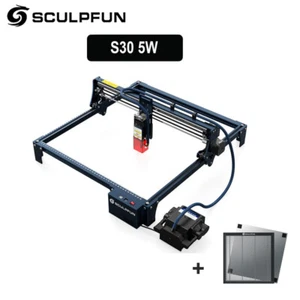 SCULPFUN S30 Lasergravierer Lasergravur Schneidemaschine 5W mit Wabenplatte