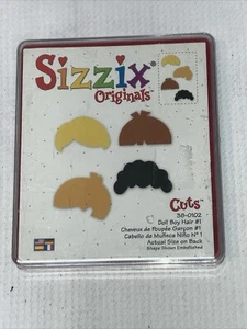 Sizzix Originals Die Cutter #38-0102 Doll Boy Hair #1 Paper Craft PO - Picture 1 of 5