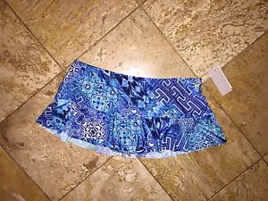 Kenneth Cole Reaction Blue Swimsuit Skirt Bottom Women's NWT - Picture 1 of 4