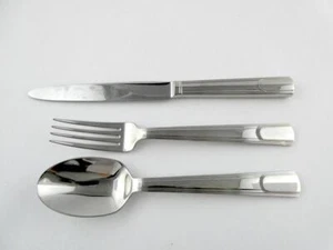 Cuchara y tenedor de cena de 3 piezas lugar Christofle Hudson con cuchillo - Imagen 1 de 5