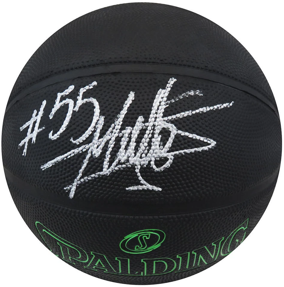 Baloncesto NBA SPALDING Phantom firmado por Dikembe Mutombo negro - (certificado de autenticidad Schwartz) Foto 1 de 1