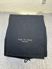 RAG & BONE Dust Bag Black Cotton Drawstring XL
