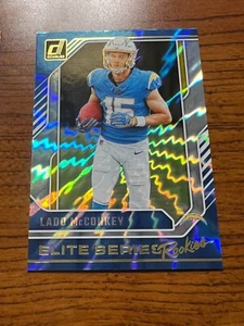 2024 Panini Donruss Football Card #3 Ladd McConkey Elite Series (T5) - Foto 1 di 2