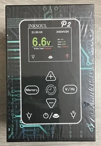 INKSOUL P2 6.6V Tattoo Power Supply Portable - NEW / SEALED - Picture 1 of 2