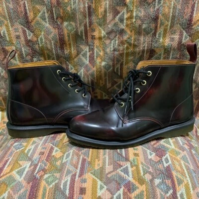 Dr.Martens Red Cherry Arcadia Emmeline Leather Lace Up Boots AW 501 Size 43 - Image 1 of 4
