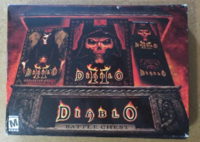 DIABLO II 2 BATTLE CHEST Complete with Box Manuals & Guide  PCMACCD - Image 1 of 4