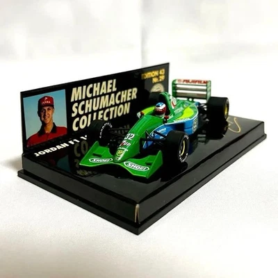 Minichamps 1/43 Jordan F191 F1 Car Michael Schumacher 1991 pressofuso da... - Immagine 1 di 4