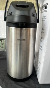 Pioneer Fiaschette Acciaio Inox Airpot Dispenser Freddo Caldo 5L,Argento - Foto 1 di 2