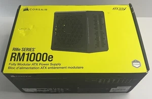 NIB Corsair RM1000e ATX Power Supply Modular, Black - Photo 1/7