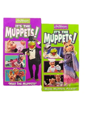 Jim Henson (2) VHS Lot "IT'S THE MUPPETS" Meet The Muppets + More Muppets Please - Image 1 of 4