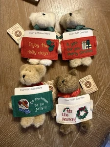 Boyd’s Bears Thinkin’ of Ya Weihnachten Geschenkkarte Geld Halter 4er Set 5 Zoll - Bild 1 von 4