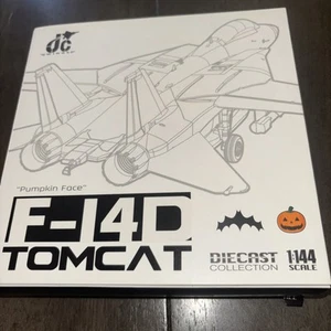 JC WINGS Grumman F-14D Tomcat Fighter Plane "Pumpkin Face" Scale 1/144 NEW - Picture 1 of 5
