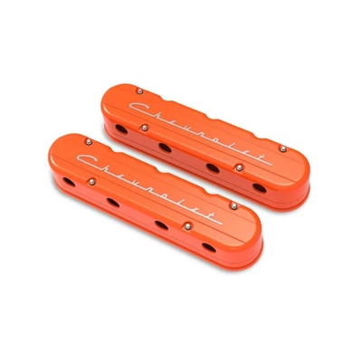 241-178 Holley 2 шт. крышка клапана «Chevrolet» Script — поколение III/IV LS — заводская - Изображение 1 из 4