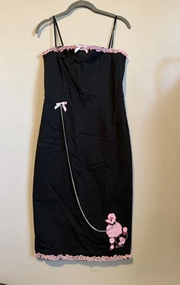 Vintage 90’s Hot Topic Lucky 13 Goth Lace Poodle Dress Size L  - Image 1 of 4