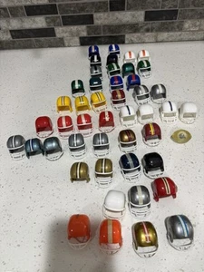VTG NFL Mini Helmet Lot Of 40+ Gumball Vending Machine Plastic Football *READ* - Picture 1 of 24