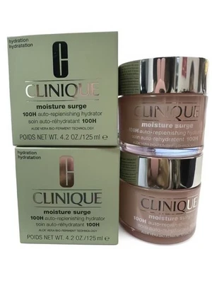 2Pcs x 125ml New Clinique Moisture Surge 100H Auto-replenishing Hydrator Cream