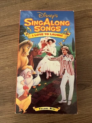 Disney's Sing Along Songs I Love To Laugh VHS Video Tape Volume 9 Mary Poppins - Image 1 of 3