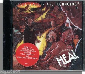 HEAL - Civilization vs. Technology - New 1991 All-Star Rap CD! - Imagen 1 de 2