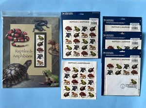 USPS Reptiles & Amphibians Stamp Collection & First Day Covers - Picture 1 of 8