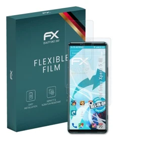 atFoliX 3x Screen Protector for Sony Xperia 5 III Protective Film clear&flexible - Picture 1 of 8