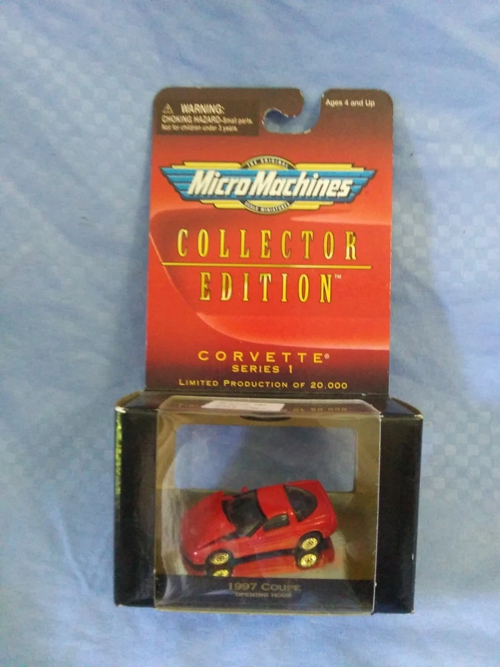 Micro Machines 1997 Corvette Coupe NOS Vintage 1998 Galoob Chevrolet Series 1
