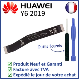 NAPPE INTERNE LIAISON CONNECTEUR DE CHARGE A CARTE MERE DU HUAWEI Y6 2019 - Photo 1 sur 4