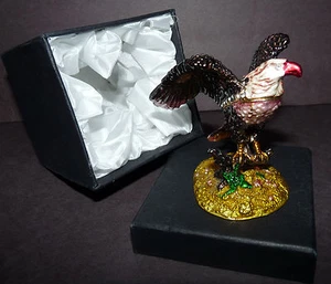 Adlerauge TREASURE IT / MIT SCHMUCK BESETZTES AUFKLAPPBARES SCHMUCKSTÜCK/SCHMUCK/PILLENDOSE - Bild 1 von 5