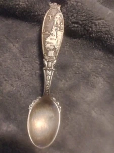 Vintage Collectible Silverplate Spoon Norge Norway 4 1/2" long - Picture 1 of 2