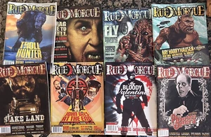 RUE MORGUE MAGAZINE LOT OF 8 ~ GREAT DEAL~ - Picture 1 of 1