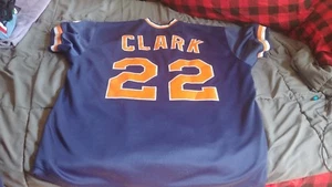 1982 Jack Clark San Francisco Giants XXL 1X Mitchell Ness Throwback Jersey MLB - Picture 1 of 8