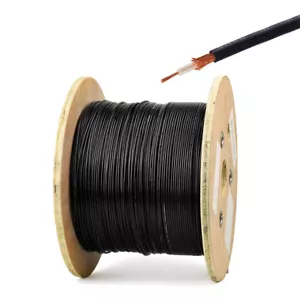 50 Meter RG174 Kupfergeflecht geschirmt flexibel RF Koaxialkabel - Bild 1 von 1