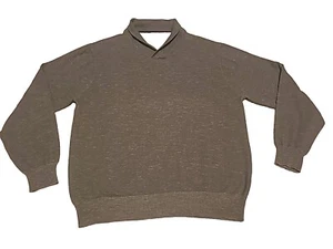 Original Weatherproof Vintage Knit Sweater Green Pullover Sweater Mens XL Cotton - Picture 1 of 14