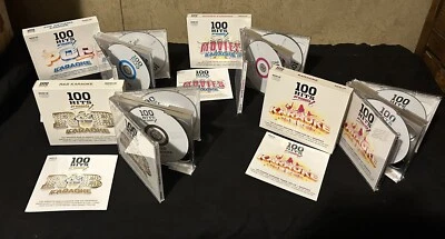 Juegos de karaoke: 100 éxitos presenta películas, R&B, pop, clásicos... juegos de CD Foto 1 de 4