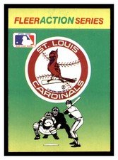 1990 Fleer Action Series Team Stickers #NNO ST. LOUIS CARDINALS ~F2R