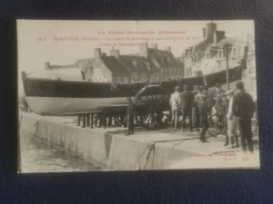 CPA 50 BARFLEUR - Le Canot de sauvetage à son arrivée - Imagen 1 de 2