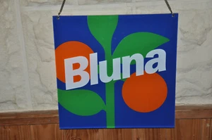 Altes Reklameschild Bluna Limonade,Softdrink,Afri Cola,Vintage,Retro,Original - Bild 1 von 4