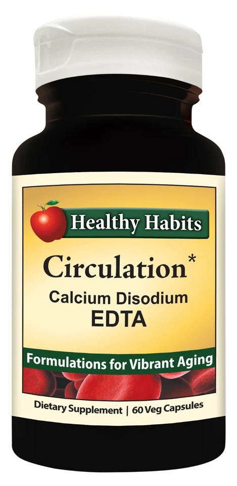 Circulación de hábitos saludables con EDTA - Botella 60 cápsulas vegetales Foto 1 de 4