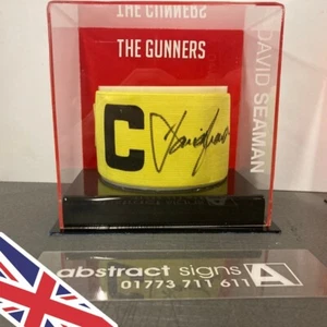 Football Captains Armband Acrylic Display CASE (UK Manufacturer) - Picture 1 of 3