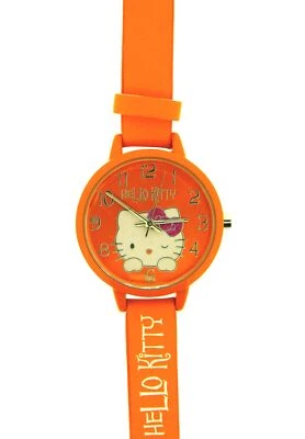 Orologio HELLO KITTY HK.7539LT/23A Pelle Arancione Nuovo con difetti - Immagine 1 di 2