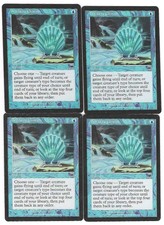 Magic the Gathering MTG Onslaught Trickery Charm Cards by David Martin X4