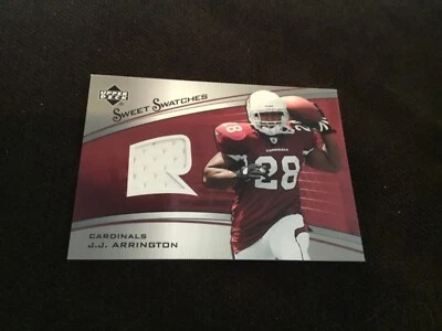 2005 Sweet Spot Rookie Sweet Swatches Football Card #SRJA J.J. Arrington Jsy - Image 1 of 2