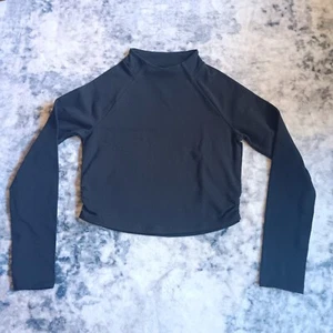 Old Navy Girls Active Powerchill Long Sleeved Top Black M(8) NWT - Picture 1 of 5