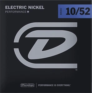 Cuerdas de guitarra eléctrica Dunlop Performance+ herida de níquel 10-52 DEN1052 - Imagen 1 de 2