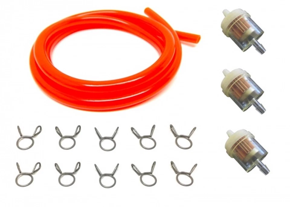 Benzinschlauch Rot Federklemme Filter Set für Peugeot Speedfight 1 2 3 4 - Bild 1 von 1