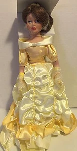Disney Princess Collection Porcelain "Belle" Doll from Beauty And The Beast - Bild 1 von 6
