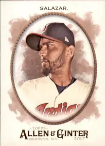 2017 Danny Salazar Cleveland Indians Allen und Ginter Baseballkarte # 325 - Bild 1 von 2