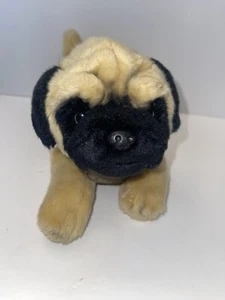 Yomiko Classics Russ Berrie Pug Dog 17” Stuffed Animal Plush - Picture 1 of 12
